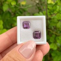 Ametista Asscher Par 4,45ct