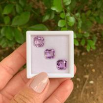 Ametista Asscher SET 8,21ct