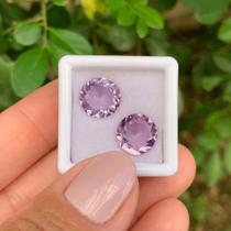 Ametista Brilhante ø10mm Par 5,22ct