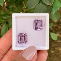 Ametista EmeraldCut Par 10,59ct