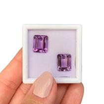 Ametista EmeraldCut Par 11,80ct