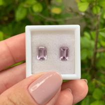 Ametista EmeraldCut Par 1,90ct