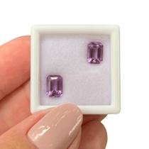 Ametista EmeraldCut Par 1,93ct