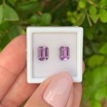 Ametista EmeraldCut Par 1,95ct