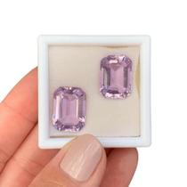 Ametista EmeraldCut Par 22,18ct