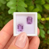 Ametista EmeraldCut Par 3,87ct