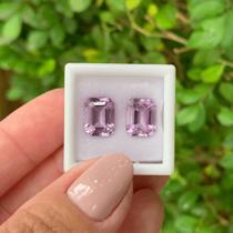 Ametista EmeraldCut Par 5,83ct