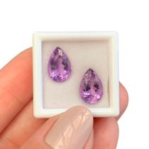 Ametista Gota Par 6,13ct Ametista Gota Par 6,13ct