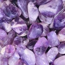 Ametista Pedra Natural Cristal Rolado Cristal da Transformação
