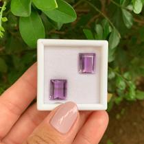 Ametista Retangular Par 10,49ct Ametista Retangular Par 10,49ct