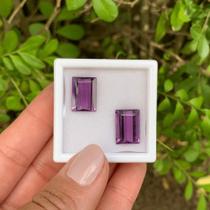 Ametista Retangular Par 12,55ct