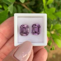Ametista Retangular Par 6,70ct