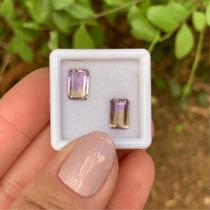 Ametrino Baguete Par 2,82ct