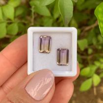 Ametrino Baguete Par 4,55ct