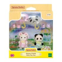 Amigos do Jardim da Infancia Caminhando na Chuva Sylvanian Families - Epoch 5748