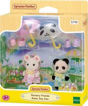 Amigos jardim da infancia - caminhando na chuva - sylvanian families - epoch