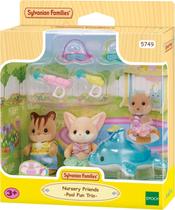 Amigos jardim da infancia - diversao na piscina - sylvanian families - epoch