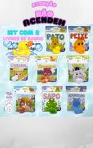 Amiguinho No Banho - Kit Com 8 Livrinhos De Banho Livro de bebê (Nao acende)