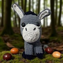 Amigurumi Burrinho De Crochê Pelúcia - Personagem Shrek Amigurumi Burrinho De Crochê Pelúcia - Personagem Shrek