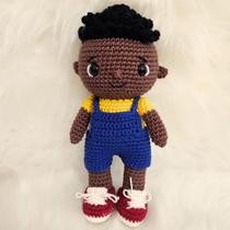 Amigurumi de Boneco de Crochê - 22 cm