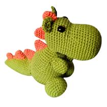 Amigurumi Dinossauro Be Pronta Entrega Crochê Artesanato
