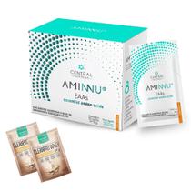 Aminnu 10G 30 Sachês - Central Nutrition + 2x Dose de Suplemento