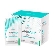 Aminnu Central Nutrition Aminoácidos Essenciais - Limão - 30 Sachês de 10g