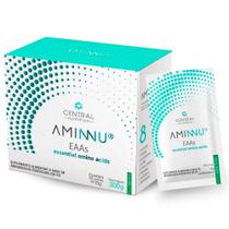 Aminnu EAAs - Aminoacidos Essenciais - Limão - 30 Sachês de 10g - Central Nutrition