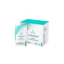 Aminnu EAAs Aminoácidos Essenciais Limão CX/30 Sachês Central Nutrition