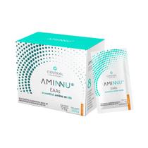 Aminnu EAAs Sabor Tangerina CX/30 Sachês Central Nutrition