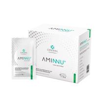 Aminnu Livre de Xilitol Sabor Limão 30 Sachês 10g Central Nutrition