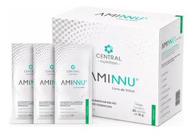 Aminnu Sem Xilitol - Central Nutrition - 10g Exclusivo 33 Sachês Sabor Limão