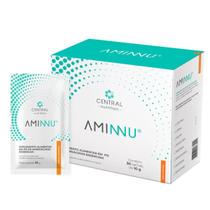 AMINNU TANGERINA 10G COM 30 SACHES - SUPLEMENTO ALIMENTAR A BASE DE AMINOACIDOS ESSENCIAIS Sabor:Tangerina AMINNU TANGERINA 10G COM 30 SACHES - SUPLEMENTO ALIMENTAR A BASE DE AMINOACIDOS ESSENCIAIS Sabor:Tangerina