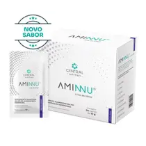 Aminnu Tradicional - 10g 30 Sachês - Central Nutrition - Sabor Limão
