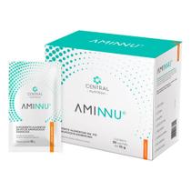 Aminnu Tradicional - 10g 30 Sachês - Central Nutrition - Sabor Tangerina