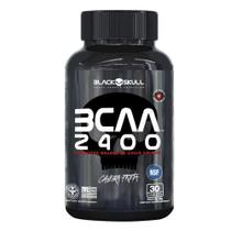Amino Bcaa 2400mg 30 Tabletes - Black Skull - Aminoácido Para Recuperação Muscular