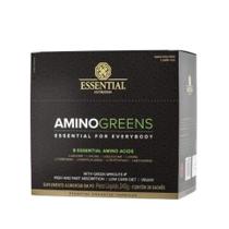 Amino Greens Essential Nutrition 30 doses sabor Suco verde e limão yusu