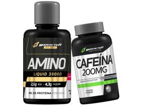 Amino Líquido 480ml + Cafeína 200mg 30 Caps Bodyaction