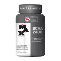 Aminoácido Bcaa 2400mg 200 Cápsulas Max Titanium