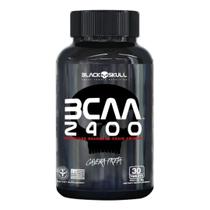 Aminoácido Bcaa 2400mg 30 Tabletes Black Skull Caveira Preta