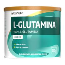 Aminoácido L-Glutamina Pó 300g 100% Pura Maxinutri