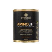 Aminolift tangerina lata 375g/30ds essential aminoácidos essenciais vegano - ESSENTIAL NUTRITION