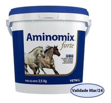 Aminomix Forte 2,5kg - BALDE - SUPLEMENTO PARA EQUINOS - VETNIL