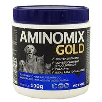 Aminomix Gold 100g Suplemento Vitamínico Vetnil