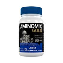 Aminomix Gold 120 Comprimidos Suplemento Para Cães E Gatos