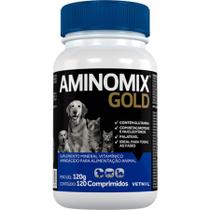 Aminomix Gold 120g Vetnil 120 Comprimidos