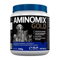 Aminomix Gold Suplemento Vitamínico P/ Animais -100g - Vetnil