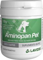 Aminopan pet 100 gr - lavizoo suplemento cães e gatos