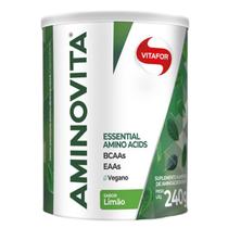 Aminovita - Aminoacidos - Sabor Limão - Aminoácidos Essenciais - 240g - Vitafor