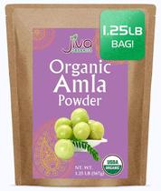 Amla Powder Jiva Organics 567 g (20 onças) orgânico, sem glúten Amla Powder Jiva Organics 567 g (20 onças) orgânico, sem glúten